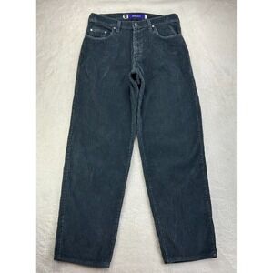 Vintage Levi's Silver Tab Baggy Corduroy Pants Mens Gray Relaxed Fit Streetwear